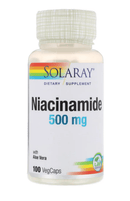 SOL NIACINAMIDE 500mg 100C Vitamins & Minerals Solaray 