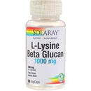 SOL L-LYSINE & BETA 1000mg 60C Amino Acids Solaray 