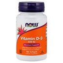 Now Foods Vitamin D-3 400IU 180 Softgels Vitamins & Minerals Now Foods 