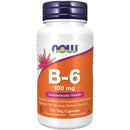 Now Foods Vitamin B-6 50mg 100 Veg Capsules Supplements Now Foods 