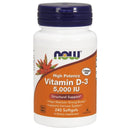Now Foods Vitamin D-3 5000 IU 240 Softgels Vitamins & Minerals Now Foods 