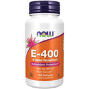 Now Foods Vitamin E-400 IU D-Alpha Tocopheryl 100 Softgels Supplements Now Foods 