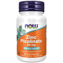 Now Foods Zinc Picolinate 50mg 60 Veg Capsules Vitamins & Minerals Now Foods 