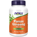 Now Foods Panax Ginseng 500mg 250 Veg Capsules Vitamins & Minerals Now Foods 