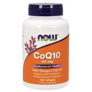 Now Foods CoQ10 60mg With Omega-3 120 Softgels Vitamins & Minerals Now Foods 