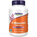 Now Foods D-Mannose 500mg 120 Veg Capsules Specialty Health Products Now Foods 