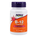 Now Foods B-12 5000mcg + Folic Acid 60 Lozenges Vitamins & Minerals Now Foods 
