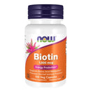 Now Foods Biotin 1000mcg 100 Veg Capsules Vitamins & Minerals Now Foods 