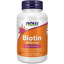 Now Foods Biotin 5000mcg 120 Veg Capsules Vitamins & Minerals Now Foods 