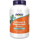 Now Foods Calcium & Magnesium with Vitamin D 120 SoftGels Vitamins & Minerals Now Foods 