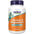 Now Foods Calcium & Magnesium 500/250mg 100 Tablets Vitamins & Minerals Now Foods 