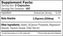 Serious Nutrition Solutions Beta Alanine 501c Amino Acids Serious Nutrition Solutions 