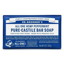 Dr. Bronner's Pure Castille Bar Soap Peppermint 5 Oz Specialty Health Products Dr. Bronner's  (3487850201111)
