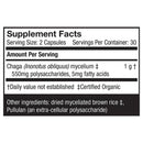 HOST DEFENSE Chaga Capsules 60 Count Herbs Fungi Perfect 