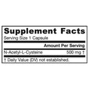Jarrow NAC 500mg 60 Capsules Vitamins & Minerals Jarrow Formulas 