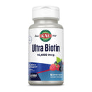 KAL Ultra Biotin 10000mcg 60 Mixed Berry Lozenges Vitamins & Minerals Kal 