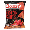 Quest Nutrition Quest Protein Tortilla Chips 8/Box Food & Snacks Quest Nutrition Hot & Spicy 