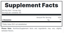 Redcon1 Glutamine 60 Servings Amino Acids Redcon 1 