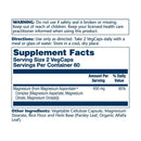 Solaray Magnesium Asporotate 400mg 120 Capsules Vitamins & Minerals Solaray 