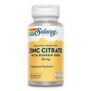 Solaray Zinc Citrate 50mg 60 Veg Caps Vitamins & Minerals Solaray 