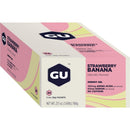 Gu Energy 24/Packets Sports Performance Recovery Gu Energy Strawberry Banana  (4816437313559)