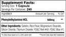 Serious Nutrition Solutions PEA-500 Xtreme 120c Fat Burner Serious Nutrition Solutions 