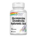 Solaray Glucosamine & Chondroitin with Hyaluronic Acid 90ct Joint Aid Solaray 