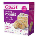 Quest Frosted Cookies 12/box Foods Juices Quest Nutrition Birthday Cake 
