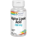 SOL ALPHA LIPOIC ACID 250mg 60 Vitamins & Minerals Solaray 