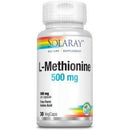 SOL FF L-METHIONINE 500mg 30C Amino Acids Solaray 