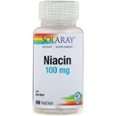 SOL NIACIN 100mg 100C Vitamins & Minerals Solaray 