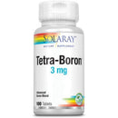 SOL TETRA-BORON 3mg 100T Vitamins & Minerals Solaray 