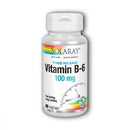 SOL VIT B-6 100mg 60C Vitamins & Minerals Solaray 