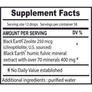The Food Movement Black Earth Zeolite 1oz Vitamins & Minerals The Food Movement 