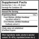 Host Defense Maitake Extract 2 oz Herbs Fungi Perfect 