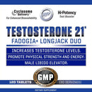 Hi-Tech Pharmaceuticals Testosterone 21 120t (Pre-Order: Estimated Ship Date 02/25/22) Specialty Health Products Hi-Tech Pharmaceuticals 