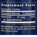 Life Extension Vitamin D3 1000 IU 250 Softgels Vitamins & Minerals Life Extension 