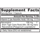 Jarrow Formulas Resveratrol 100mg 60 Capsules Specialty Health Products Jarrow Formulas 