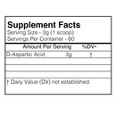 Black Market Labs D-Aspartic Acid 180 Grams Sports Performance Recovery Black Market Labs 
