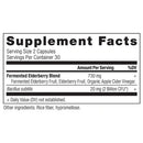 Ancient Nutrition Elderberry + Probiotics 60 Capsules Digestive Health Ancient Nutrition 