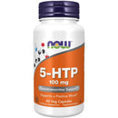 Now Foods 5-HTP 100mg 60 Veg Capsules Vitamins & Minerals Now Foods 