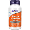 Now Foods Acetyl L-Carnitine 500mg 50 Veg Caps Vitamins & Minerals Now Foods 