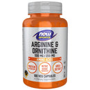 Now Foods Arginine & Ornithine 100 Veg Capsules Vitamins & Minerals Now Foods 