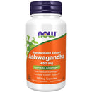 Now Foods Ashwagandha 450mg 90 Veg Capsules Vitamins & Minerals Now Foods 