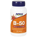 Now Foods B-50 100 Tablets Vitamins & Minerals Now Foods 
