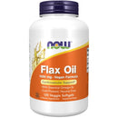 NOW Foods Flax Oil 1000mg Vegan Formula 120 Softgels Essential Fatty Acids & - Oils Now Foods 