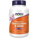 Now Foods Glucosamine & MSM 500/500 120 Veg Capsules Vitamins & Minerals Now Foods 