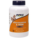 Now Foods Glucosamine & MSM 750/250mg 180 Veg Capsules Vitamins & Minerals Now Foods 