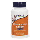 Now Foods Glucosamine & MSM 750/250mg 60 Veg Capsules Vitamins & Minerals Now Foods 
