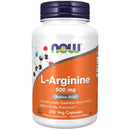 Now Foods L-Arginine 500mg 250 Veg Capsules Amino Acids Now Foods 